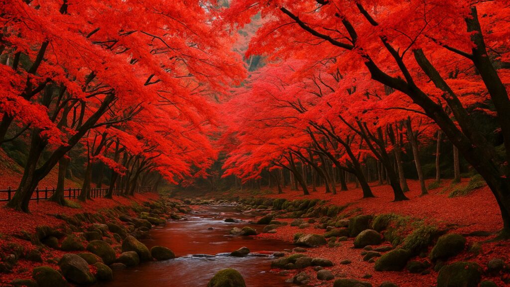 豊田市の紅葉のイメージ